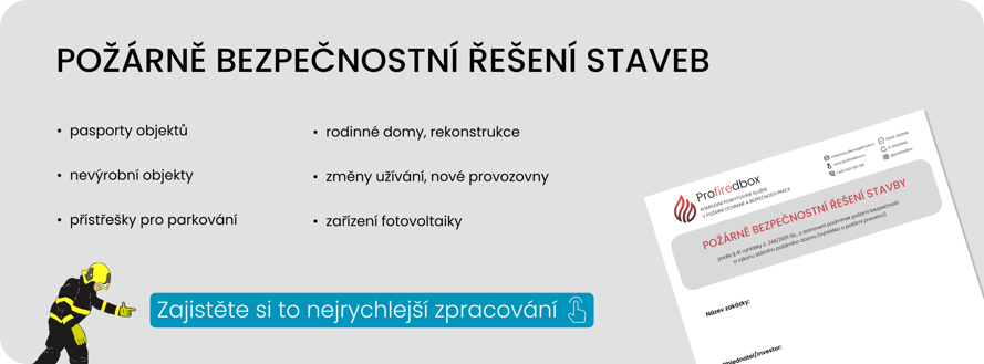 Co je požárně bezpečnostní řešení stavby (PBŘ) a kdy ho musíte mít?